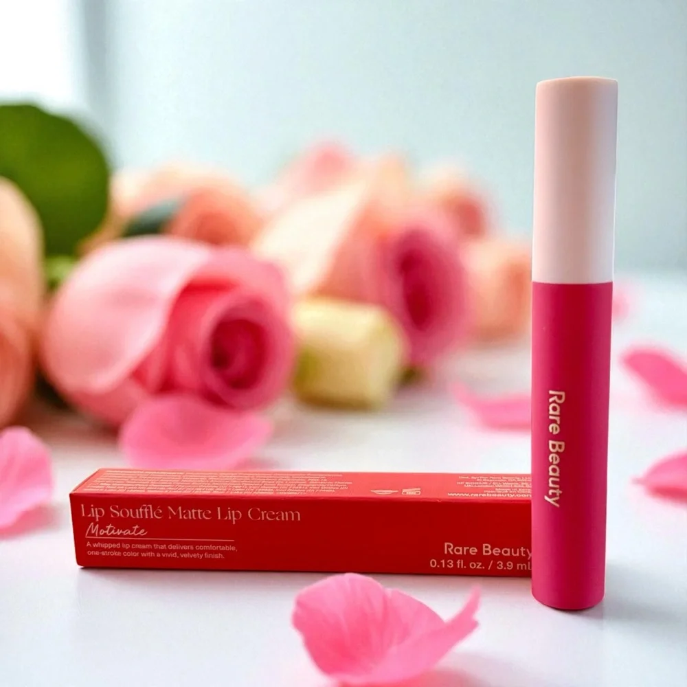 💎 Rare Beauty Lip Soufflé Matte Lip Cream in Shade Motivate Full-Size New in Box